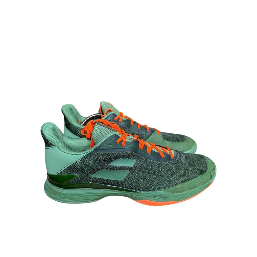 Babolat Jet Tere All Court Men Tennis Shoes Green Orange 30F20649 Size 13 Mens